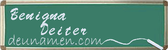 Benigna Deiter Visitenkarte